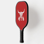 Red Ghost Dance Buffalo zwarte pickleball peddel Paddle (Links)