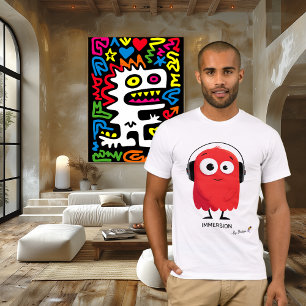 Red Ghost-Shirt   ONDERDOMPELING - door ontwerp    T-shirt