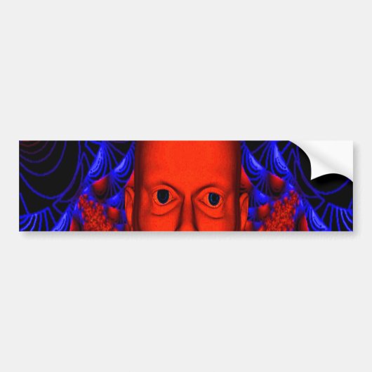 Red Ghoul Bumpersticker (Voorkant)