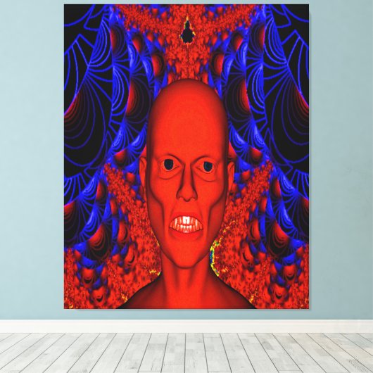 Red Ghoul Canvas Afdruk (Insitu (Houten vloer))