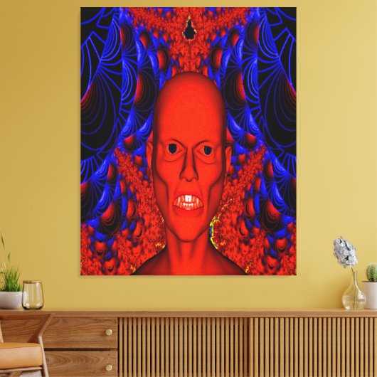 Red Ghoul Canvas Afdruk (Insitu (Woonkamer))