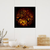 Red Giant Poster (Keuken)