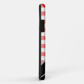 Red Gingham Black Polka Dot iPhone 5 Hoesje (Achterkant/rechts)