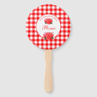 Red Gingham Buffalo Pset Summer Picnic Handwaaier