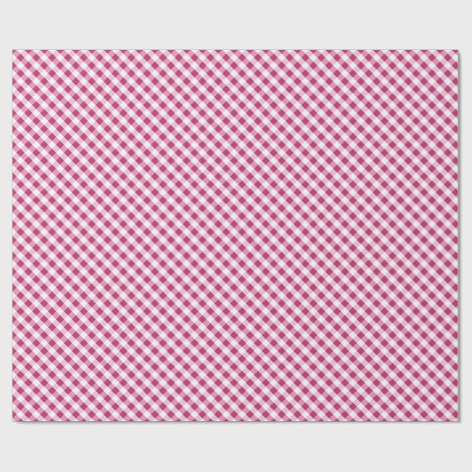 Red Gingham. Cadeaupapier (Vlak)