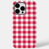 Red Gingham Case-Mate iPhone Case (Achterkant)