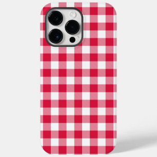 Red Gingham Case-Mate iPhone 14 Pro Max Hoesje