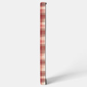 Red Gingham Check Love Ribbon Phone Case Samsung Galaxy Hoesje (Linkerkant)