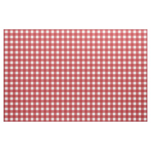 Red Gingham Check Stof (Fat Quarter)