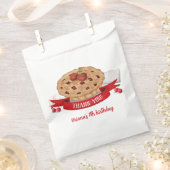 Red Gingham Cherry Cutie Pie Birthday Party Bedankzakje (Geknipt)