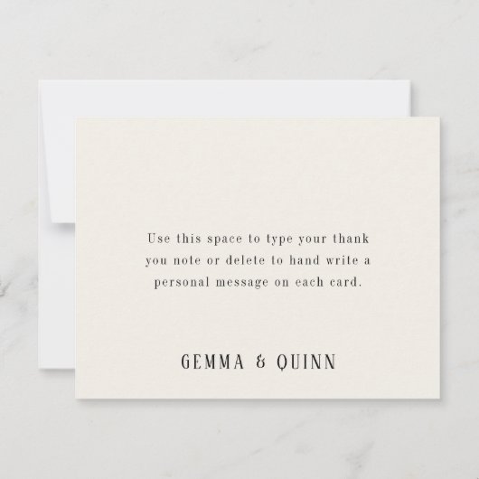 Red Gingham Crawfish Boil Seafood Dank u voor uw o Bedankkaart (Achterkant)