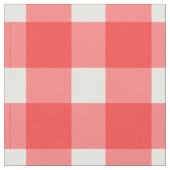 Red Gingham Design Stof (Close Up)
