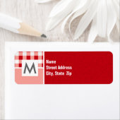 Red Gingham Etiket (Insitu)