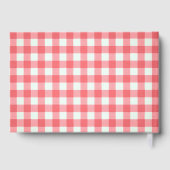 Red Gingham Fresh voor het Vrijgezellenfeest Gastenboek (Achterkant)