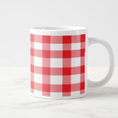 Red Gingham Grote Koffiekop (Rechts)