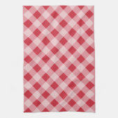 Red Gingham Kitchen Towel Theedoek (Verticaal)