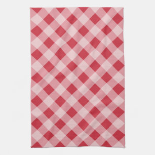 Red Gingham Kitchen Towel Theedoek