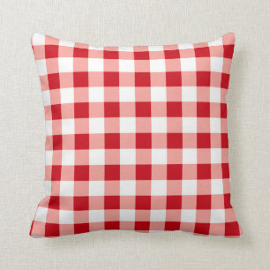 Red Gingham Kussen