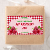 Red Gingham met Frambozen Jam of Eten Etiket (Insitu)