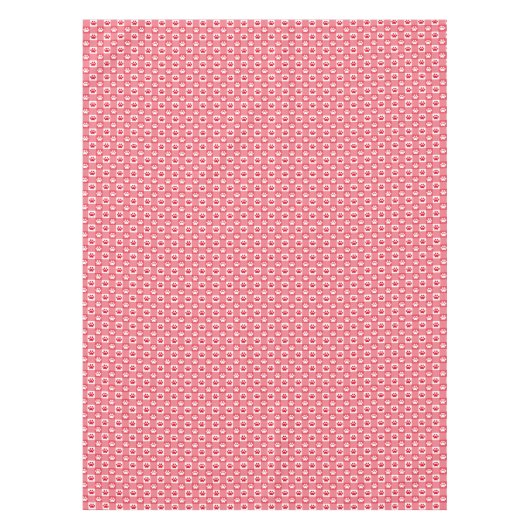 Red Gingham met Paw Prints Picnic Tafelkleed (Voorkant)