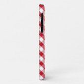 Red Gingham Pattern Case-Mate iPhone Case (Achterkant/links)