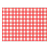 Red Gingham Pattern Tafelkleed (Voorkant (Horizontaal))