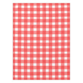 Red Gingham Pattern Tafelkleed (Voorkant)