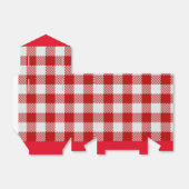 RED GINGHAM PICNIC BEDANKDOOSJES (Uitgevouwen)