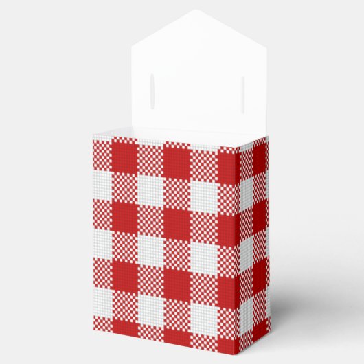 RED GINGHAM PICNIC BEDANKDOOSJES (Geopend)