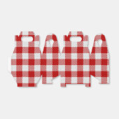 RED GINGHAM PICNIC BEDANKDOOSJES (Uitgevouwen)