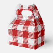 RED GINGHAM PICNIC BEDANKDOOSJES (Voorkant Zijde)