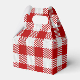 RED GINGHAM PICNIC BEDANKDOOSJES