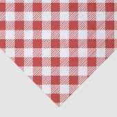 Red Gingham Picnic Tissue Paper – BBQ Cookout Birt Tissuepapier (Detail)