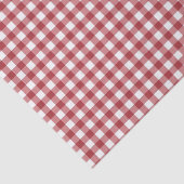 Red Gingham Plaid  Tissuepapier (Detail)