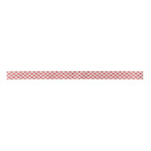 Red Gingham satijn lint – picknick BBQ verjaardags (Voorkant)