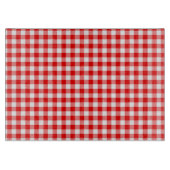 Red Gingham Snijplank (Voorkant)