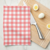 Red Gingham Theedoek (Quarter Fold)