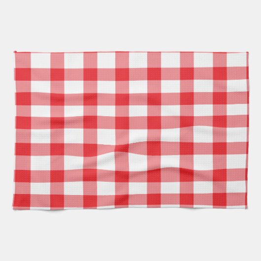 Red Gingham Theedoek (Horizontaal)