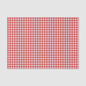Red Gingham Tissuepapier (Voorkant)