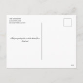 Red Gingham Vakantiefoto Feestdagenkaart (Achterkant)