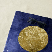 Red Gingko the Chow Beach Towel Strandlaken (In situ)