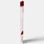 Red Girl Big Afro White zonnebril Case-Mate iPhone Case (Achterkant / Rechts)