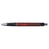 Red Glam Tinsel Stripes Pen (Voorkant)