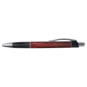 Red Glam Tinsel Stripes Pen (Bovenkant)