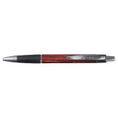 Red Glam Tinsel Stripes Pen (Achterkant)