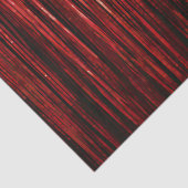 Red Glam Tinsel Stripes Tissuepapier (Detail)