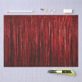 Red Glam Tinsel Stripes Tissuepapier (Craft)