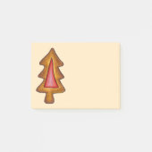 Red Glas in lood kerstboom Cookie Holiday Post-it® Notes (Voorkant)