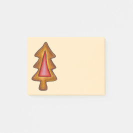 Red Glas in lood kerstboom Cookie Holiday Post-it® Notes