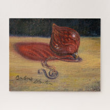 "Red Glass Ornament" Jigzaag Puzzle